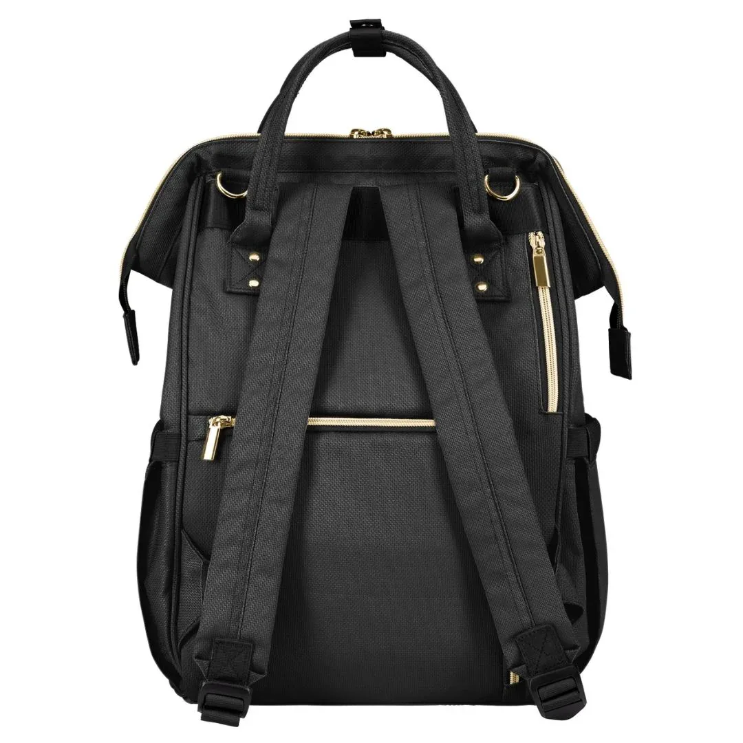 KikkaBoo® Mama bag Siena Black & Gold 2025 - Image 2