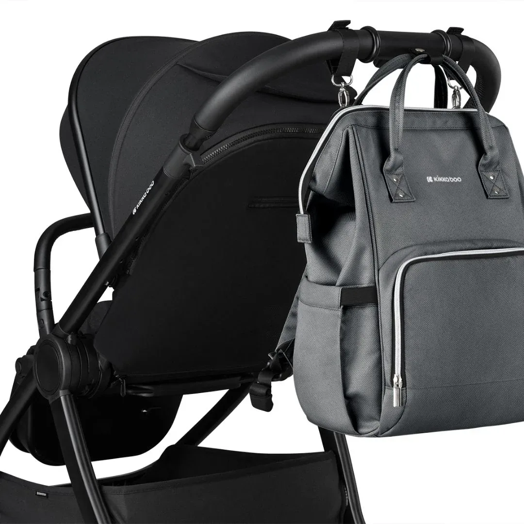 KikkaBoo® Mama bag Siena Dark Grey 2025 - Image 8