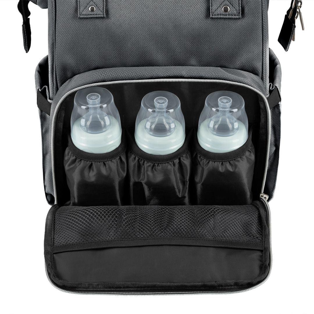 KikkaBoo® Mama bag Siena Dark Grey 2025 - Image 9