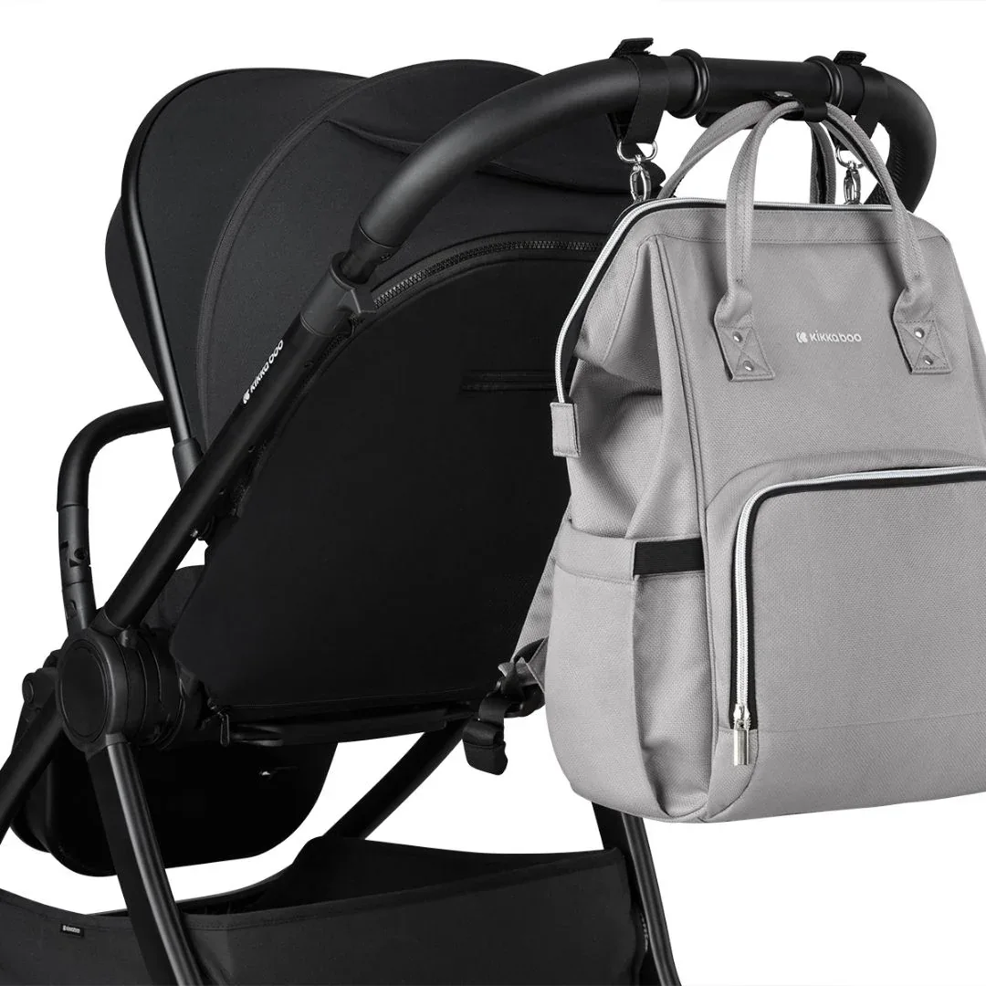 KikkaBoo® Mama bag Siena Light Grey 2025 - Image 9