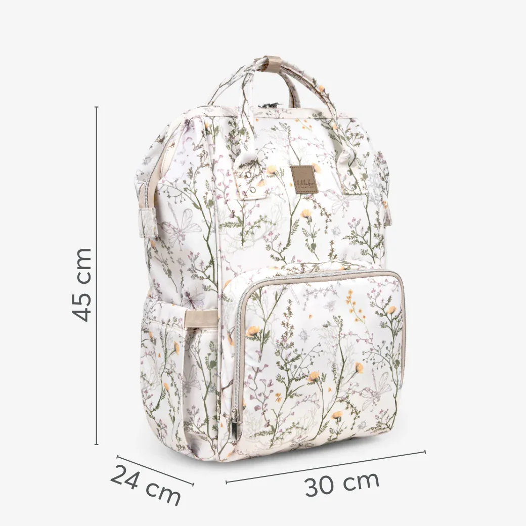 KikkaBoo® Mama bag Siena Luxe Secret Garden Beige - Image 17