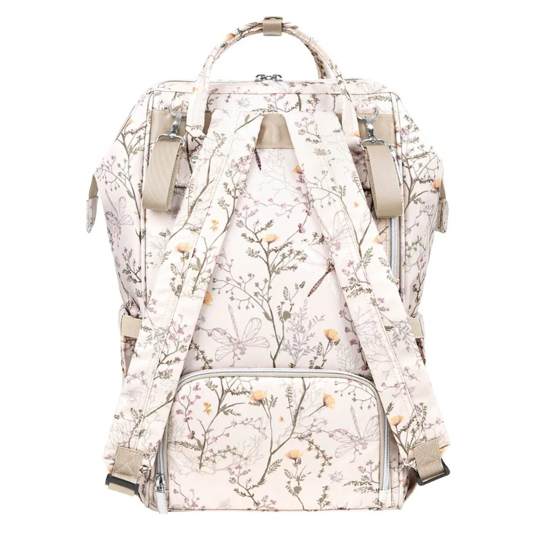 KikkaBoo® Mama bag Siena Luxe Secret Garden Beige - Image 2