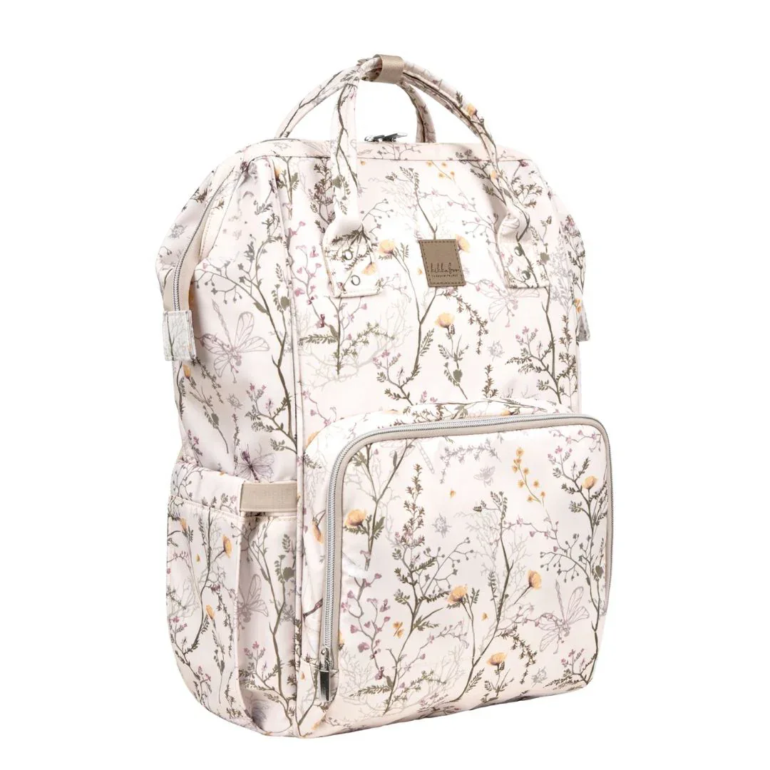 KikkaBoo® Mama bag Siena Luxe Secret Garden Beige - Image 3