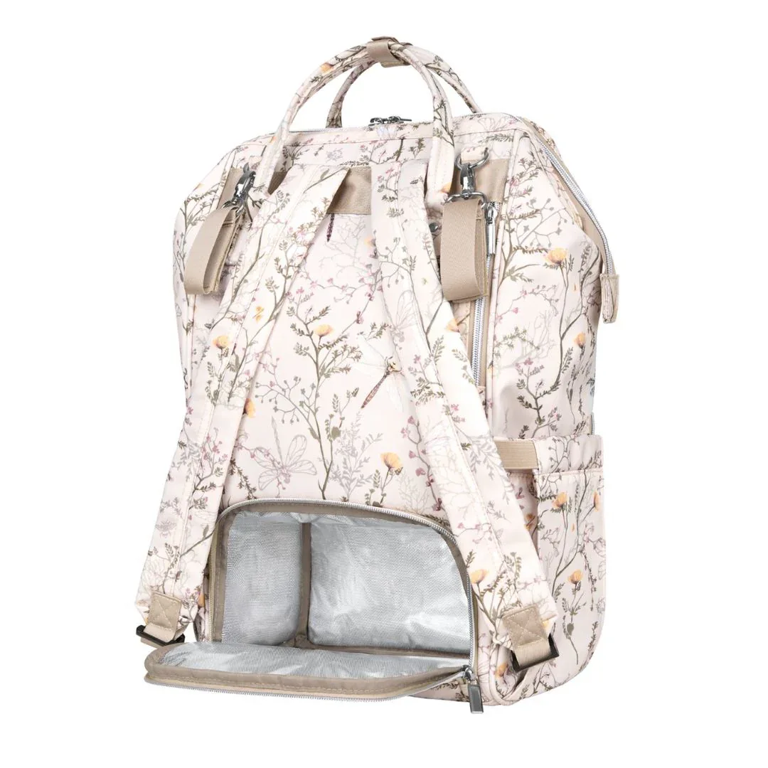 KikkaBoo® Mama bag Siena Luxe Secret Garden Beige - Image 4