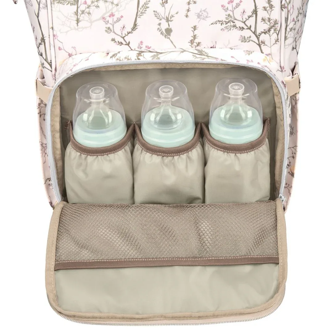 KikkaBoo® Mama bag Siena Luxe Secret Garden Beige - Image 5