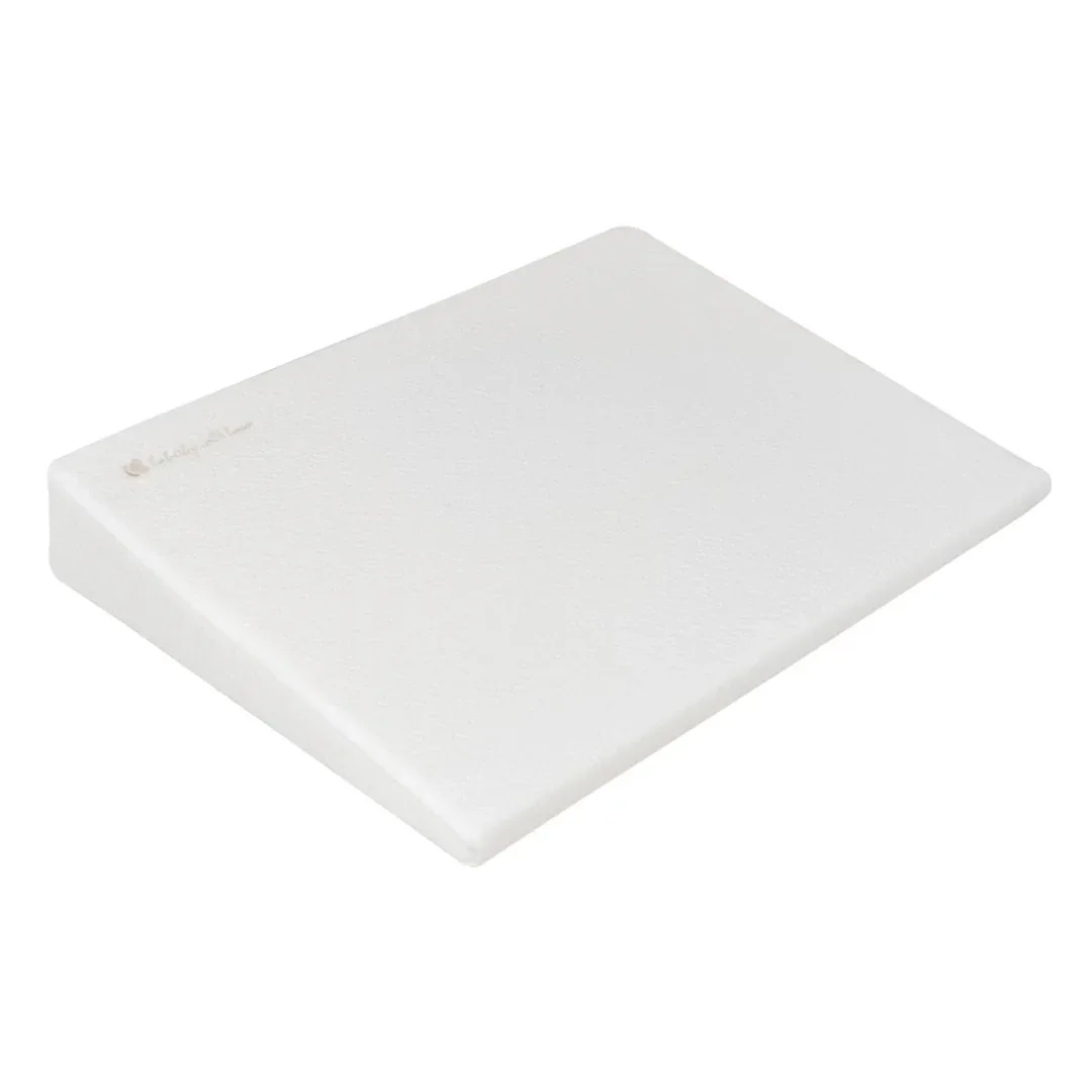 KikkaBoo® Memory Foam Cot Wedge Pillow Airknit White - Image 2