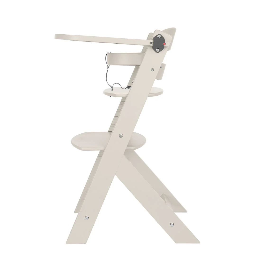 KikkaBoo® Nordy Wooden High Chair Light Beige - Image 7