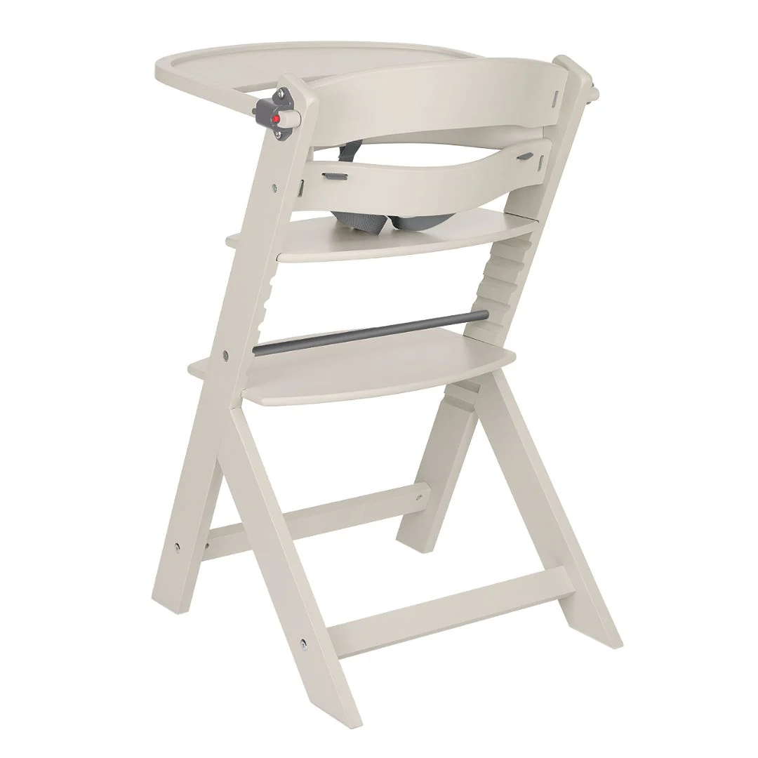 KikkaBoo® Nordy Wooden High Chair Light Beige - Image 8