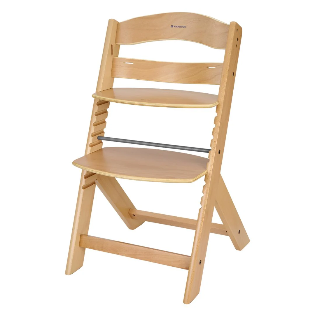 KikkaBoo® Nordy Wooden High Chair Nordy Wood - Image 3