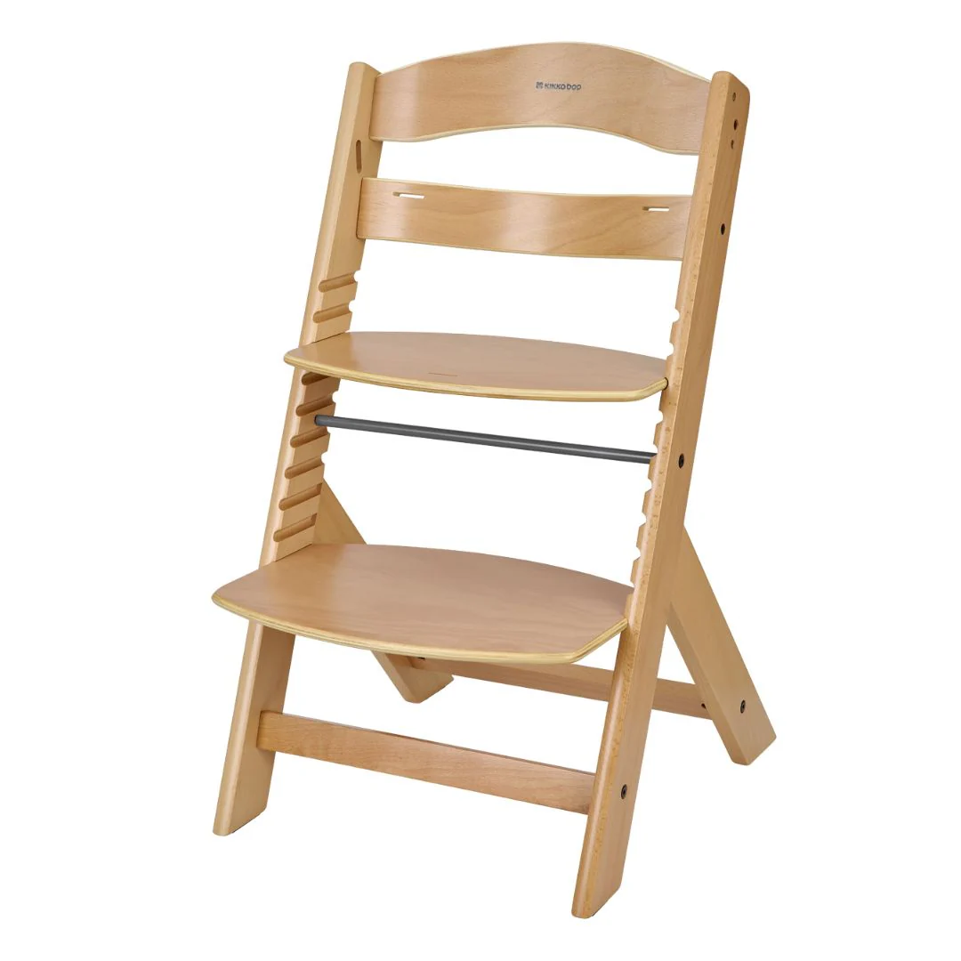 KikkaBoo® Nordy Wooden High Chair Nordy Wood - Image 4