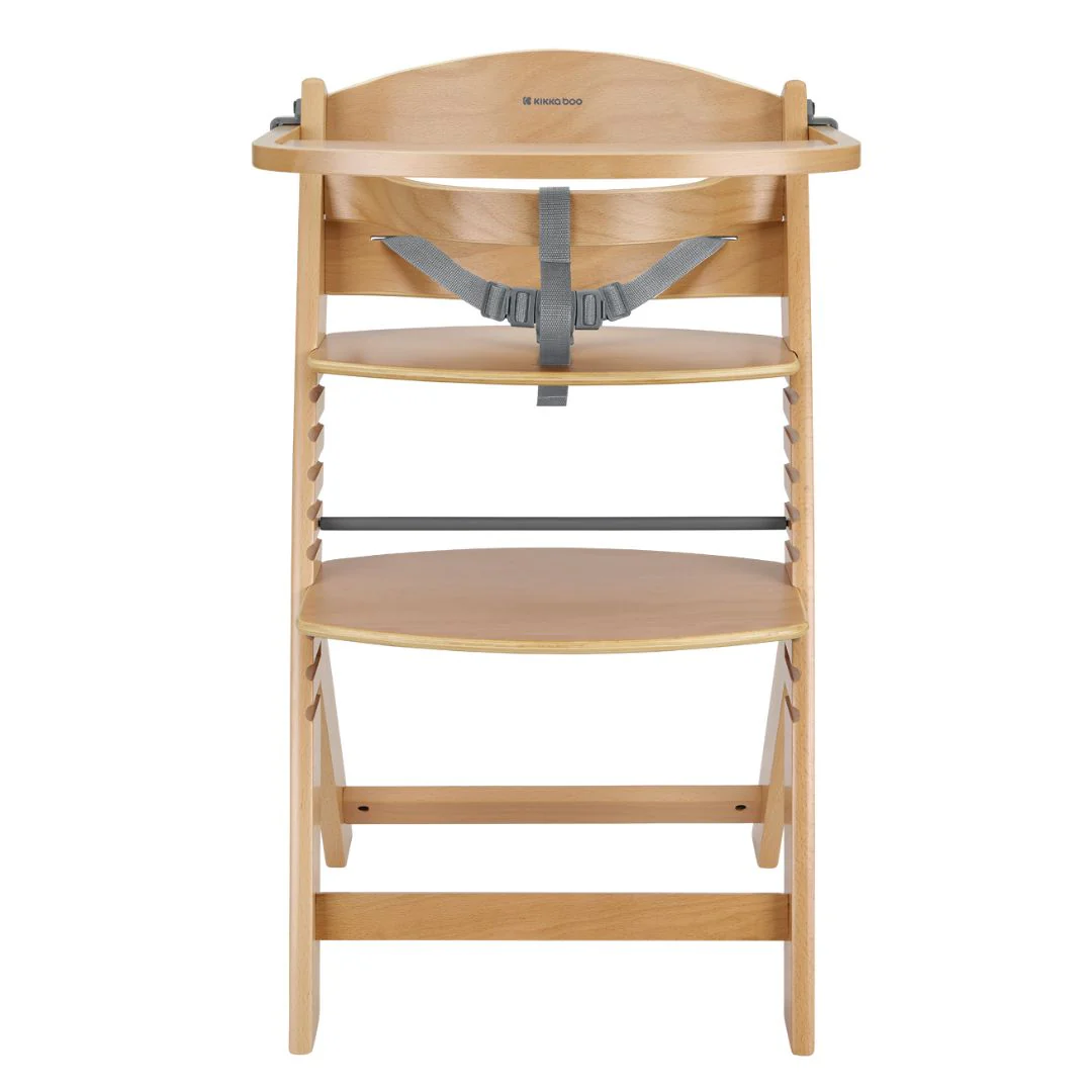 KikkaBoo® Nordy Wooden High Chair Nordy Wood - Image 6