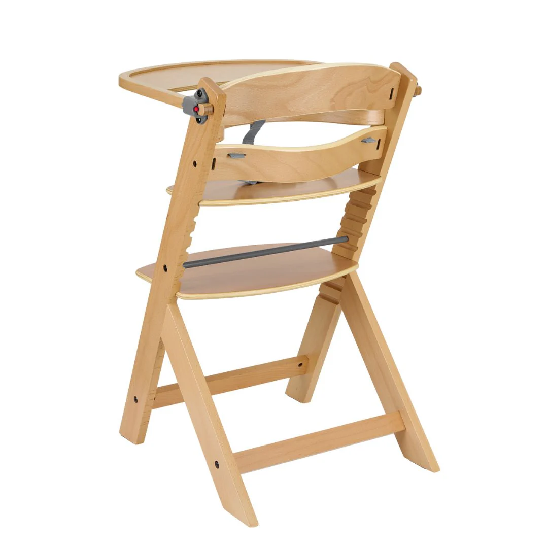 KikkaBoo® Nordy Wooden High Chair Nordy Wood - Image 8