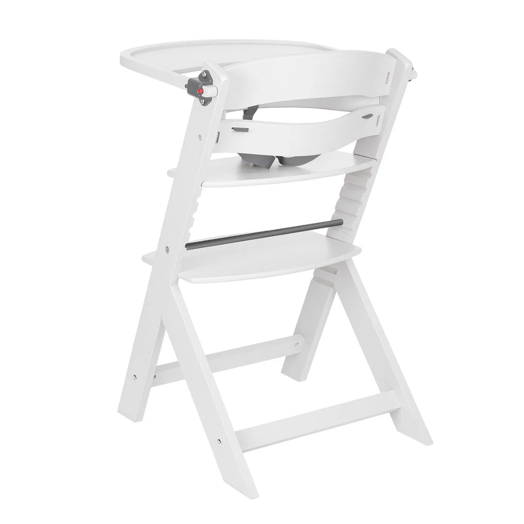 KikkaBoo® Nordy Wooden High Chair Nordy White - Image 8