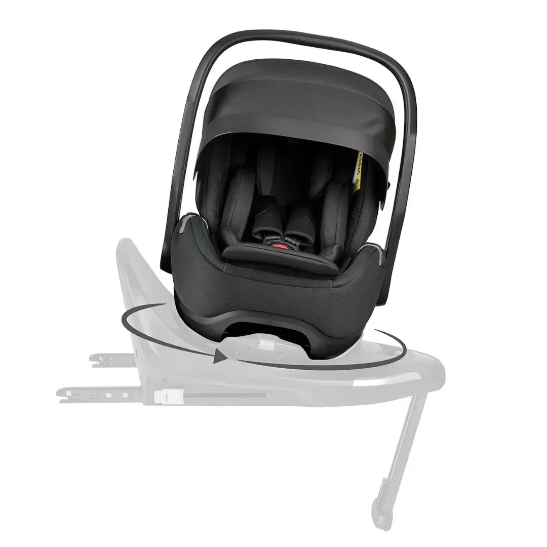 KikkaBoo® Platinum 4in1 Stroller Goya + i-Class i-SIZE Car Seat (40-87 cm) + i-Class 360 Rotating Isofix Base Noir - Image 22