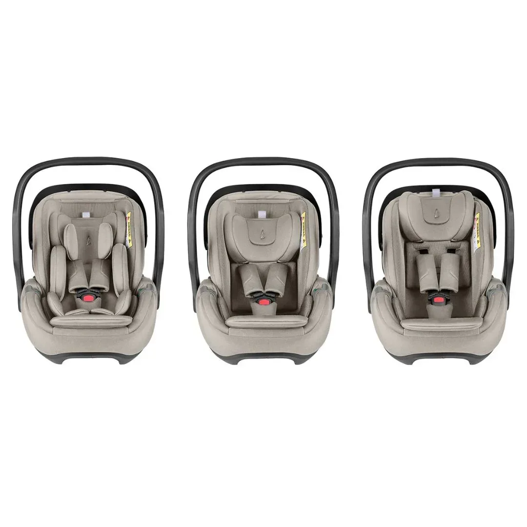 KikkaBoo® Platinum 4in1 Stroller Goya + i-Class i-SIZE Car Seat (40-87 cm) Champagne + i-Class 360 Rotating Isofix Base - Image 20