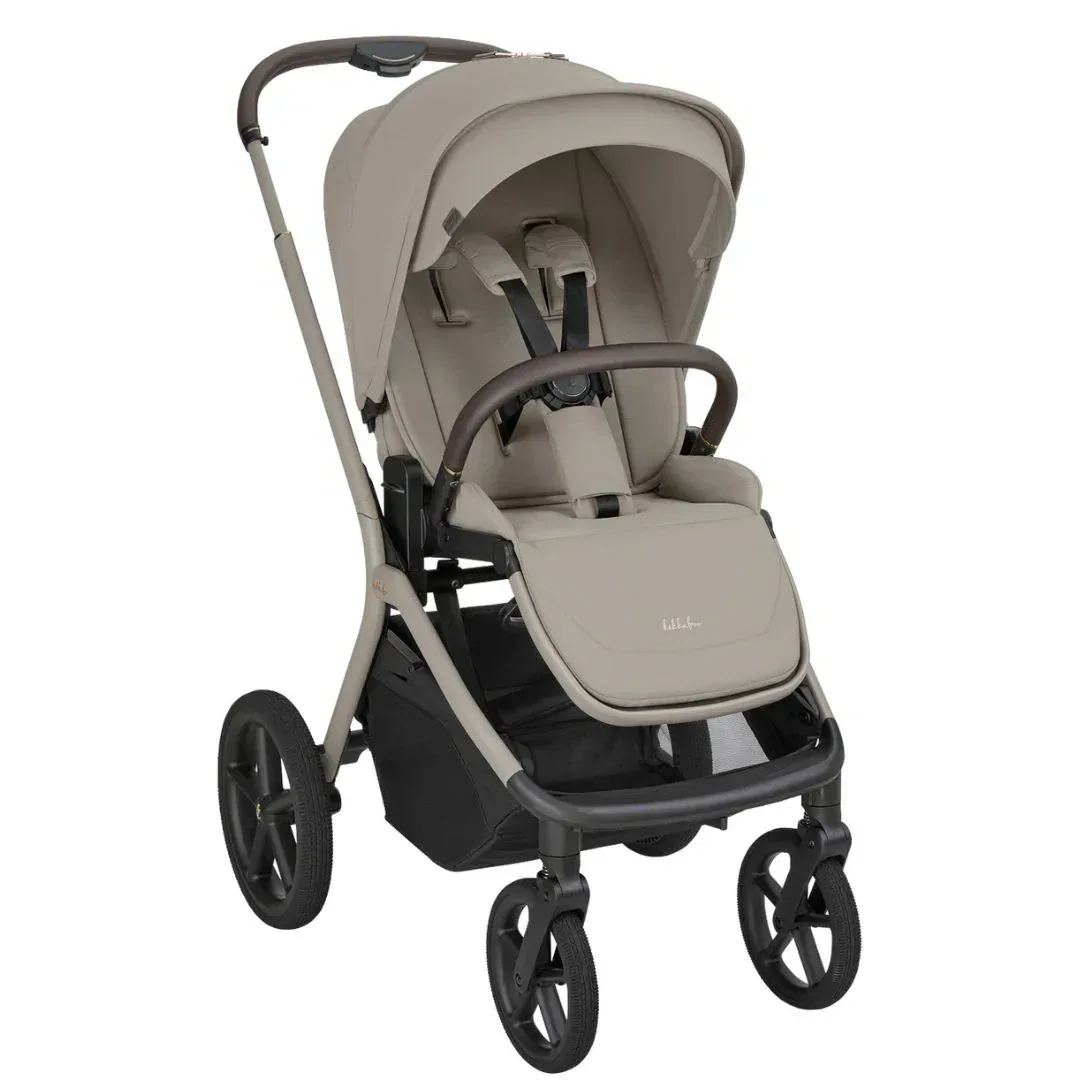 KikkaBoo® Platinum 4in1 Stroller Goya + i-Class i-SIZE Car Seat (40-87 cm) Champagne + i-Class 360 Rotating Isofix Base - Image 5