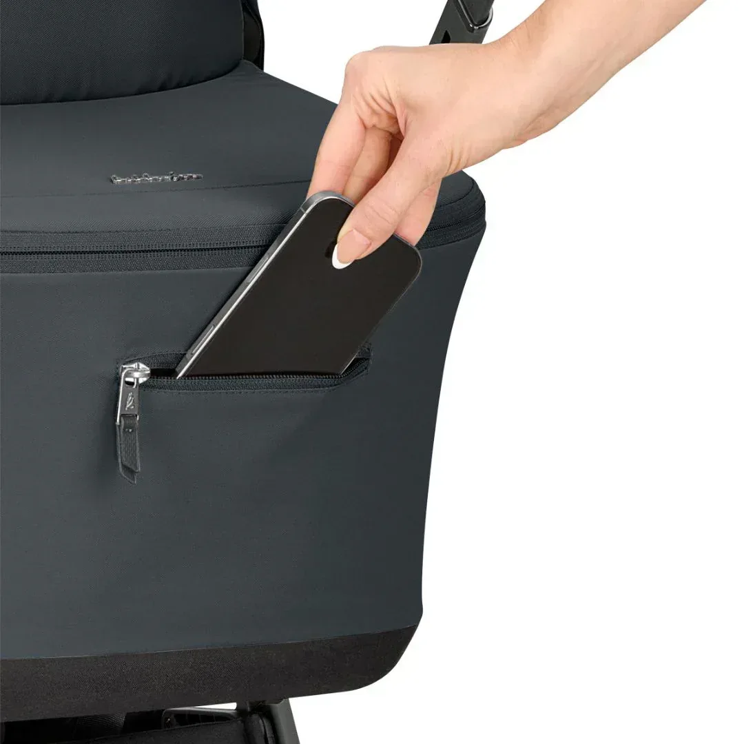 KikkaBoo® Platinum 4in1 Stroller Goya Graphite + i-Class i-SIZE Car Seat (40-87 cm) Noir + i-Class 360 Rotating Isofix Base - Image 17