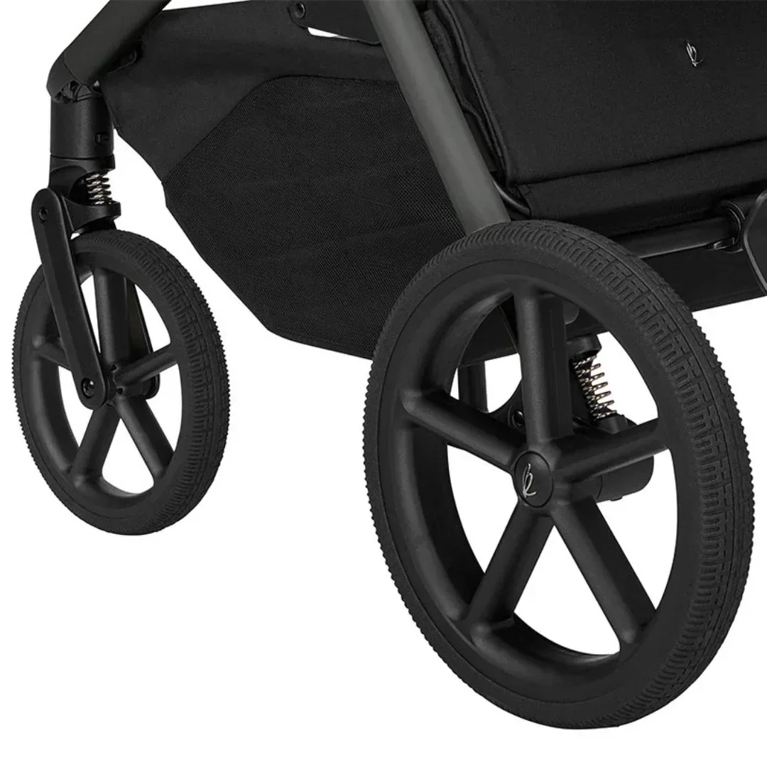KikkaBoo® Platinum 4in1 Stroller Goya Graphite + i-Class i-SIZE Car Seat (40-87 cm) Noir + i-Class 360 Rotating Isofix Base - Image 12