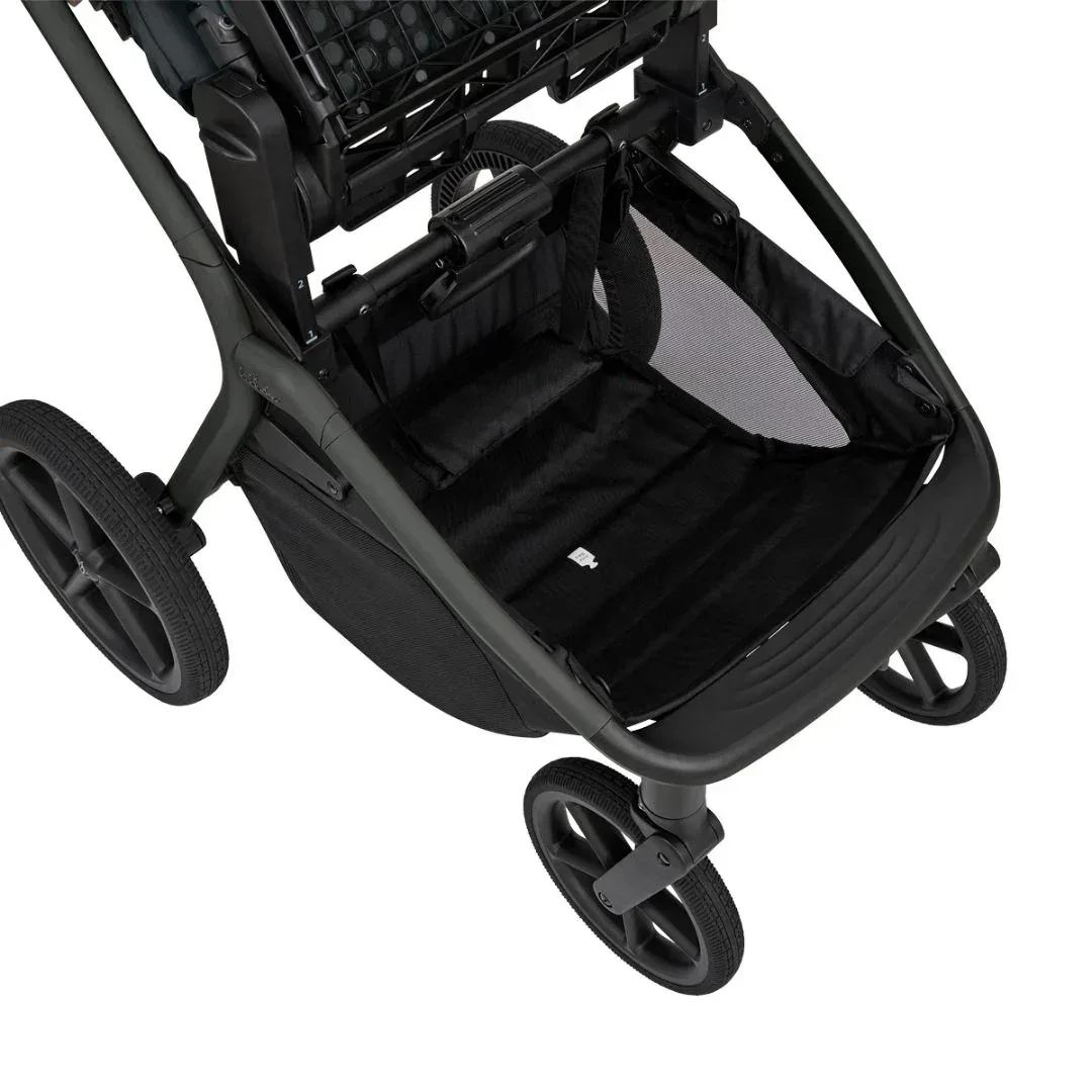 KikkaBoo® Platinum 4in1 Stroller Goya Graphite + i-Class i-SIZE Car Seat (40-87 cm) Noir + i-Class 360 Rotating Isofix Base - Image 11