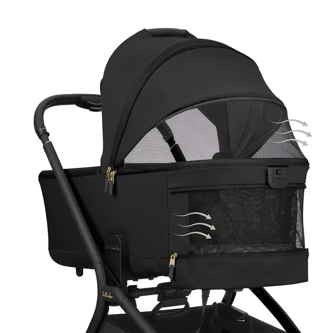 KikkaBoo® Platinum 4in1 Stroller Goya + i-Class i-SIZE Car Seat (40-87 cm) + i-Class 360 Rotating Isofix Base Noir - Image 10