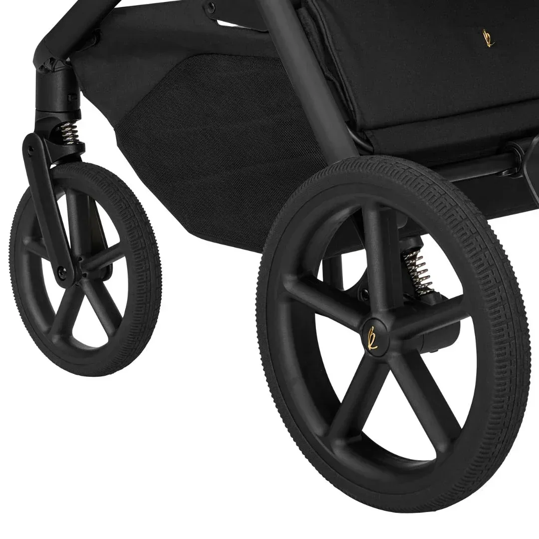 KikkaBoo® Platinum 4in1 Stroller Goya + i-Class i-SIZE Car Seat (40-87 cm) + i-Class 360 Rotating Isofix Base Noir - Image 14