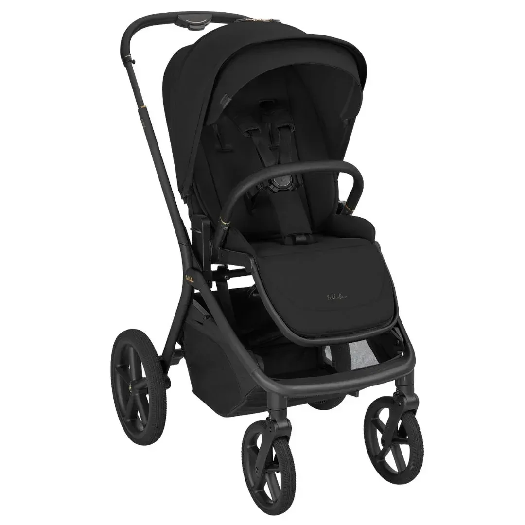 KikkaBoo® Platinum 4in1 Stroller Goya + i-Class i-SIZE Car Seat (40-87 cm) + i-Class 360 Rotating Isofix Base Noir - Image 5