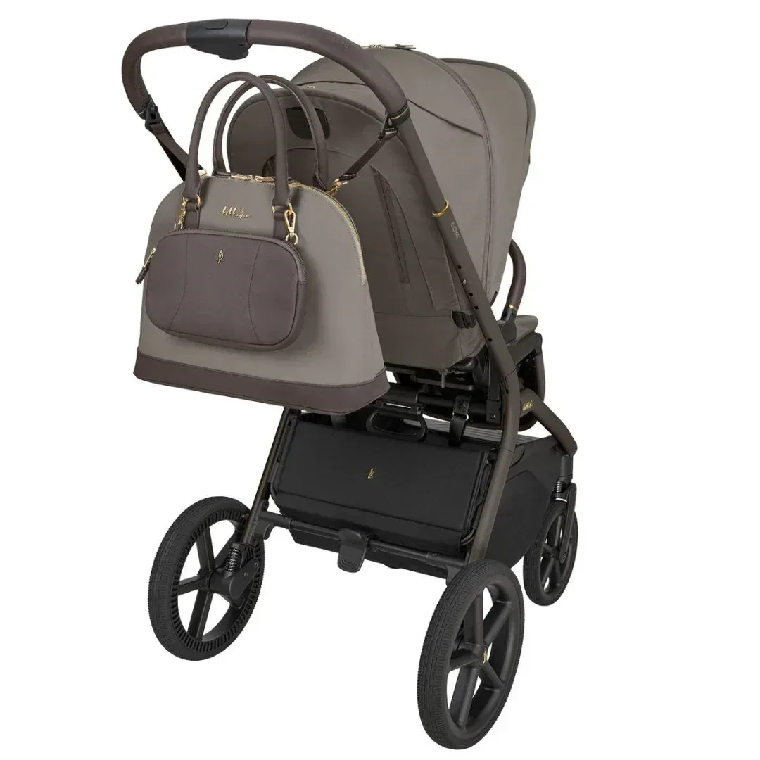 KikkaBoo® Platinum 4in1 Stroller Goya Mocca + i-Class i-SIZE Car Seat (40-87 cm) Noir + i-Class 360 Rotating Isofix Base - Image 14
