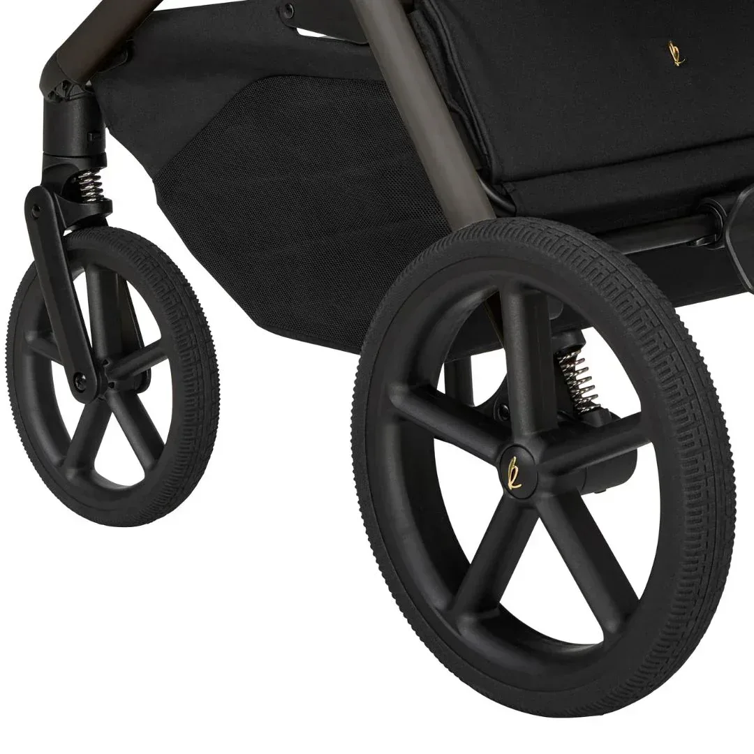 KikkaBoo® Platinum 4in1 Stroller Goya Mocca + i-Class i-SIZE Car Seat (40-87 cm) Noir + i-Class 360 Rotating Isofix Base - Image 12