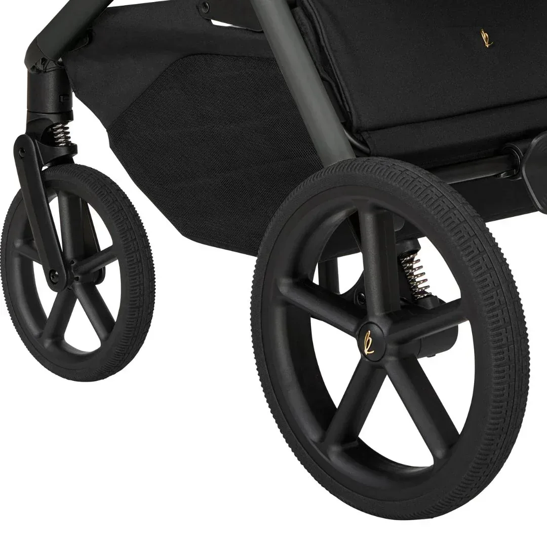 KikkaBoo® Platinum 4in1 Stroller Goya Olive + i-Class i-SIZE Car Seat (40-87 cm) Noir + i-Class 360 Rotating Isofix Base - Image 14