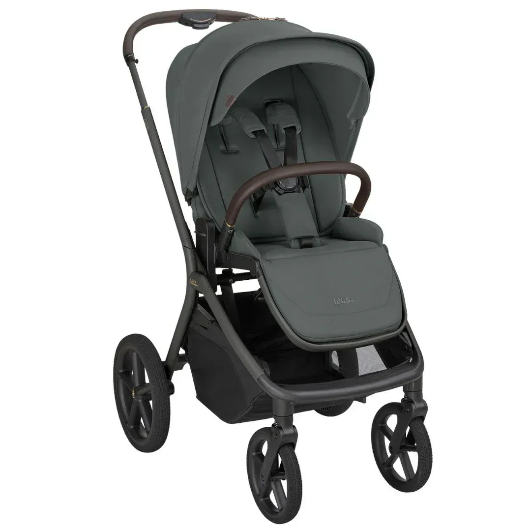 KikkaBoo® Platinum 4in1 Stroller Goya Olive + i-Class i-SIZE Car Seat (40-87 cm) Noir + i-Class 360 Rotating Isofix Base - Image 5