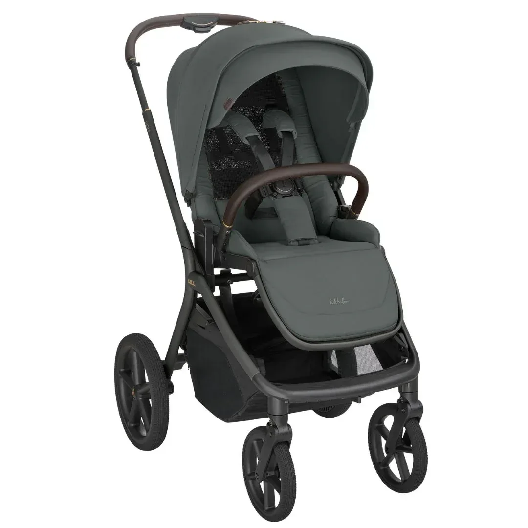 KikkaBoo® Platinum 4in1 Stroller Goya Olive + i-Class i-SIZE Car Seat (40-87 cm) Noir + i-Class 360 Rotating Isofix Base - Image 6
