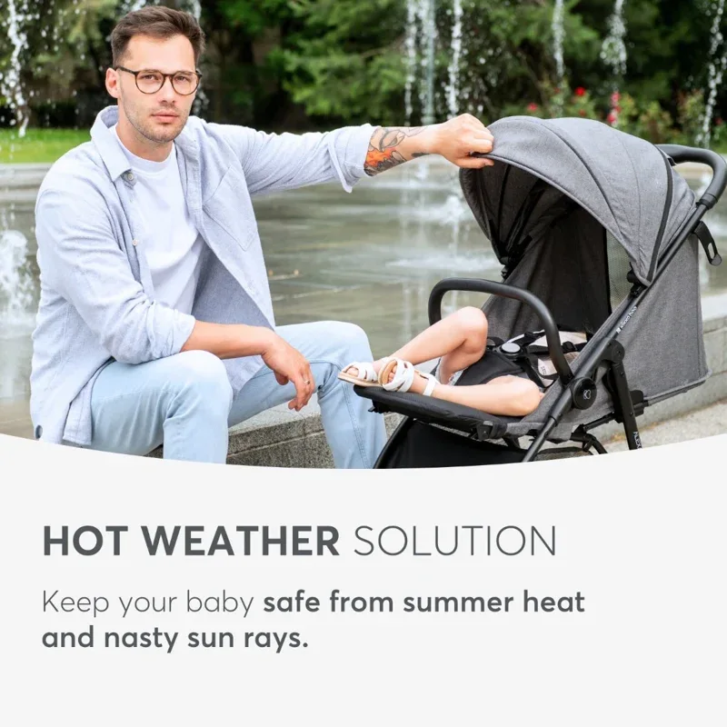 KikkaBoo® Pushchair Alexa Dark Grey - Image 11