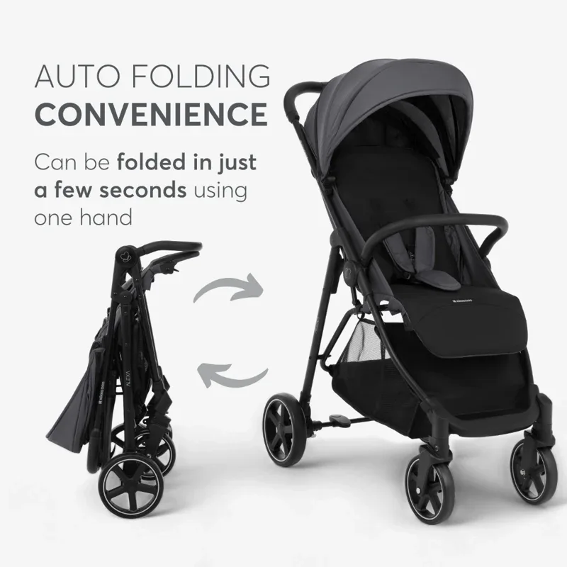 KikkaBoo® Pushchair Alexa Dark Grey - Image 4