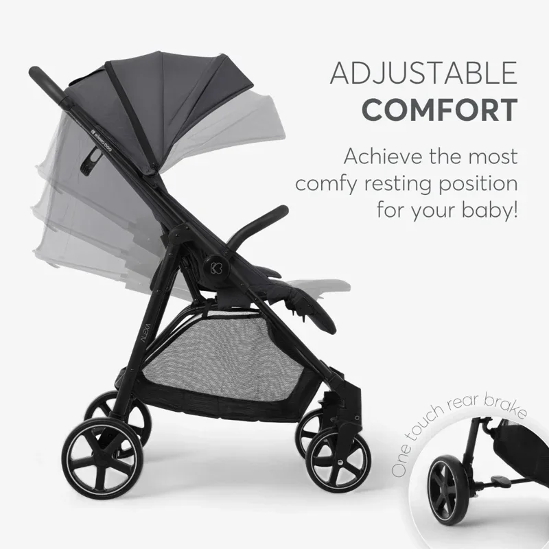 KikkaBoo® Pushchair Alexa Dark Grey - Image 5