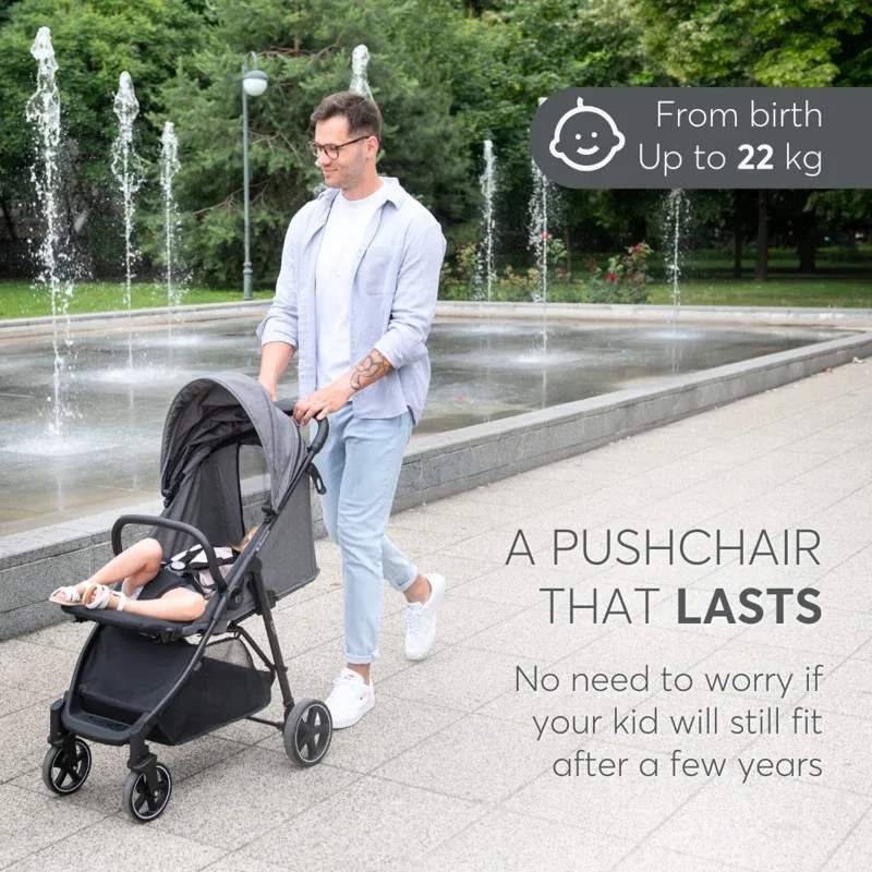 KikkaBoo® Pushchair Alexa Light Grey - Image 7