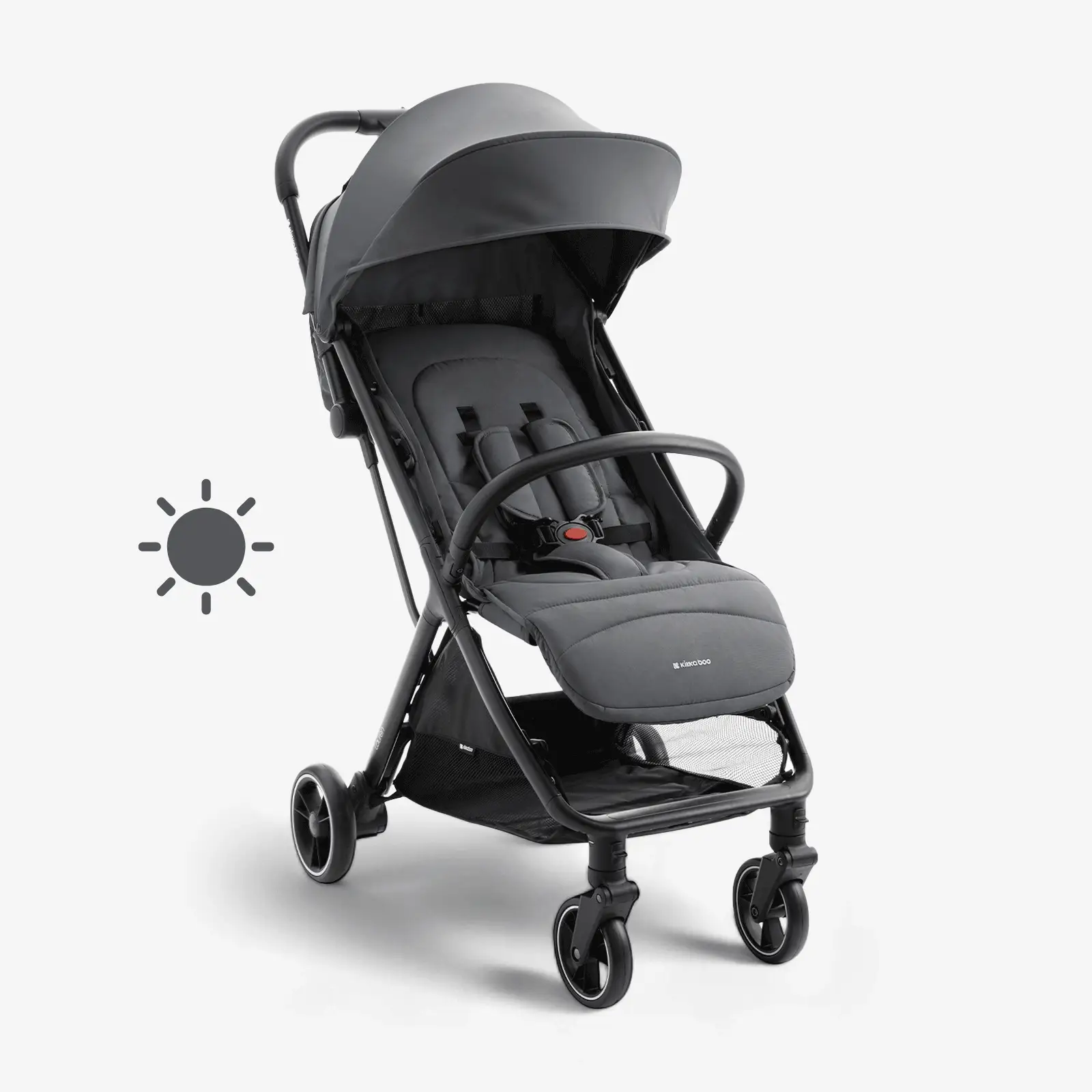 KikkaBoo® Pushchair Lauren Grey 2025 - Image 7