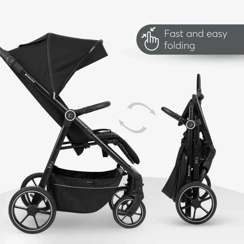 KikkaBoo® Pushchair Lucy Black - Image 4