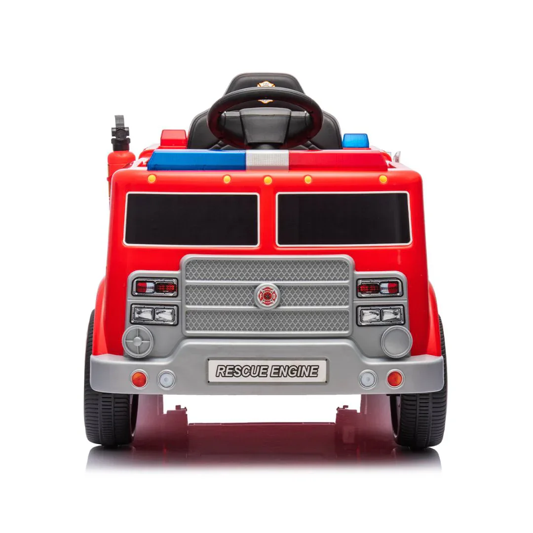 KikkaBoo® Battery-Powered Fire Truck Little Fire Red + 12V/10AH - Image 2