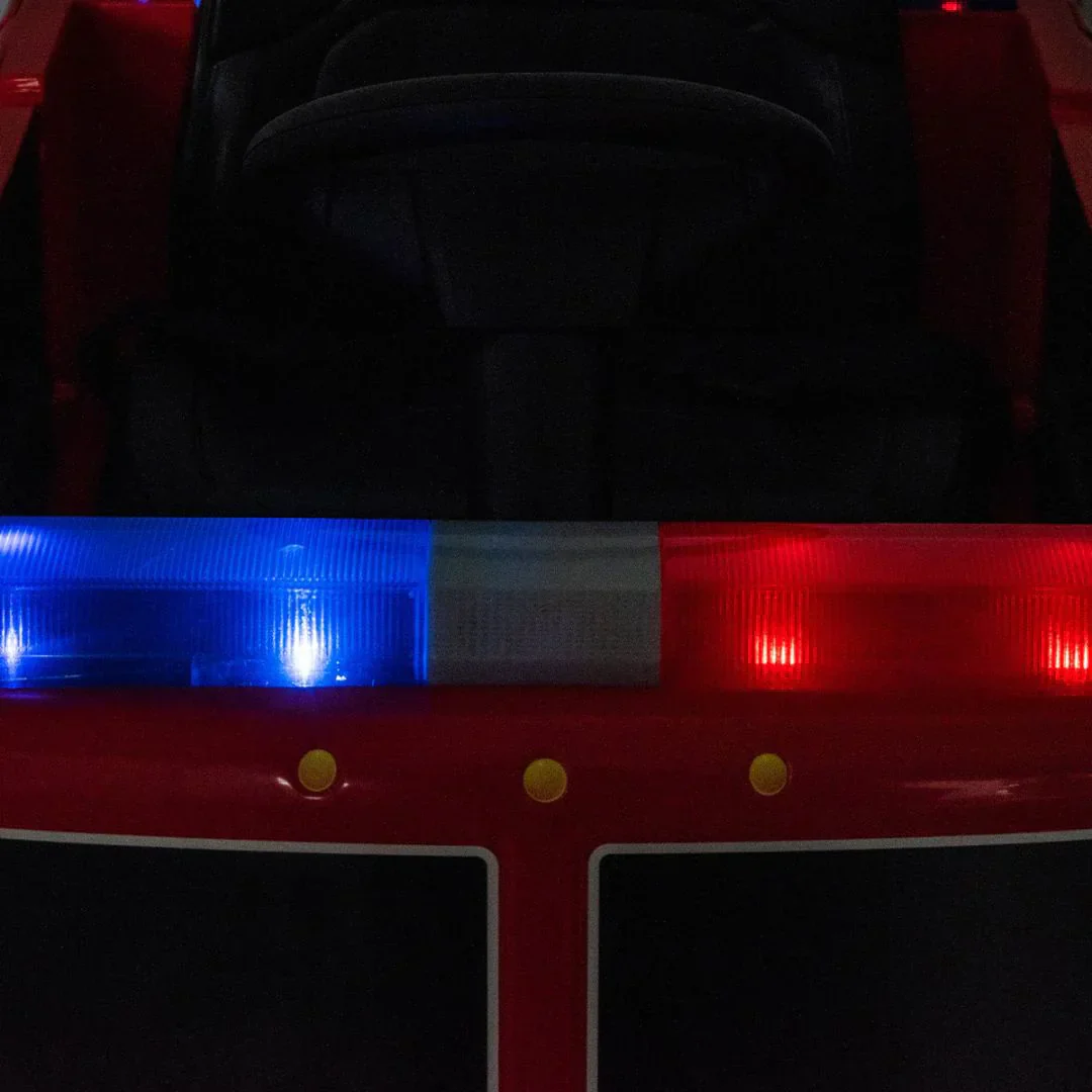 KikkaBoo® Battery-Powered Fire Truck Little Fire Red + 12V/10AH - Image 9