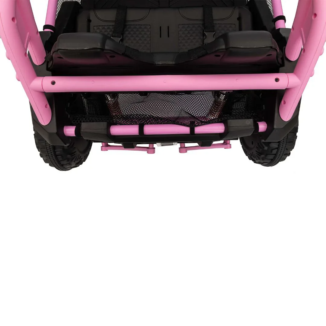 KikkaBoo® Rechargeable car Candy Buggy Pink + 12V/10AH - Image 9