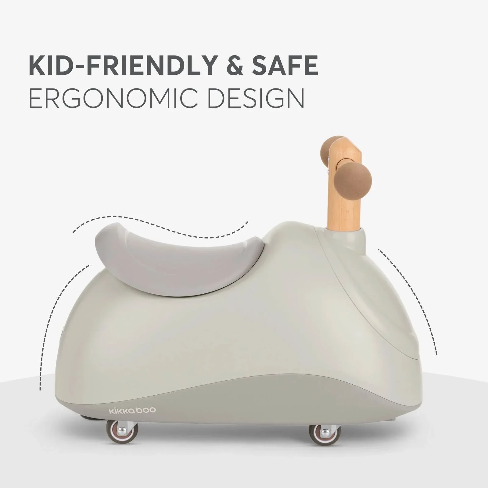 KikkaBoo® Ride-On Sizzy Beige - Image 4