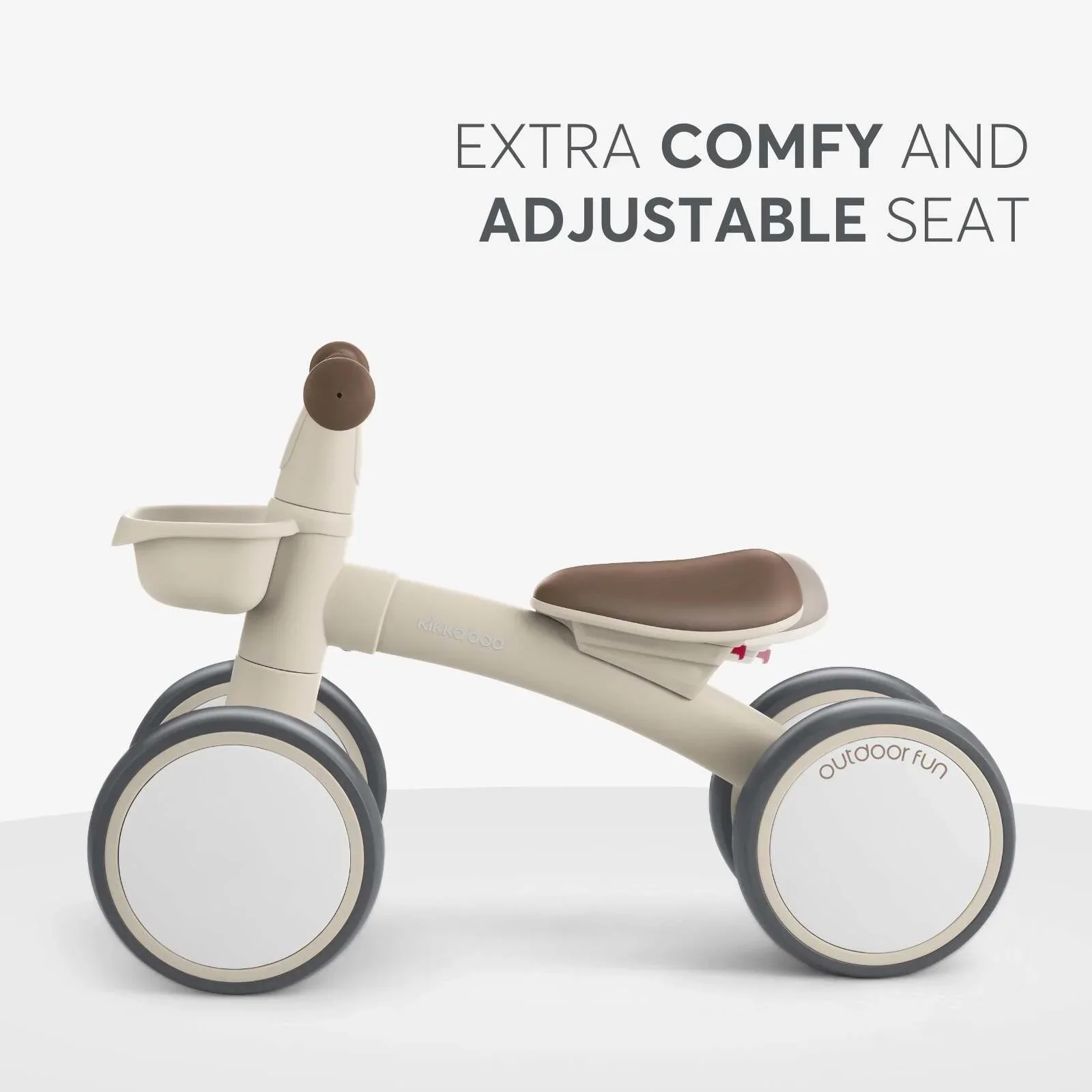 KikkaBoo® Ride-On Zipi Beige - Image 2
