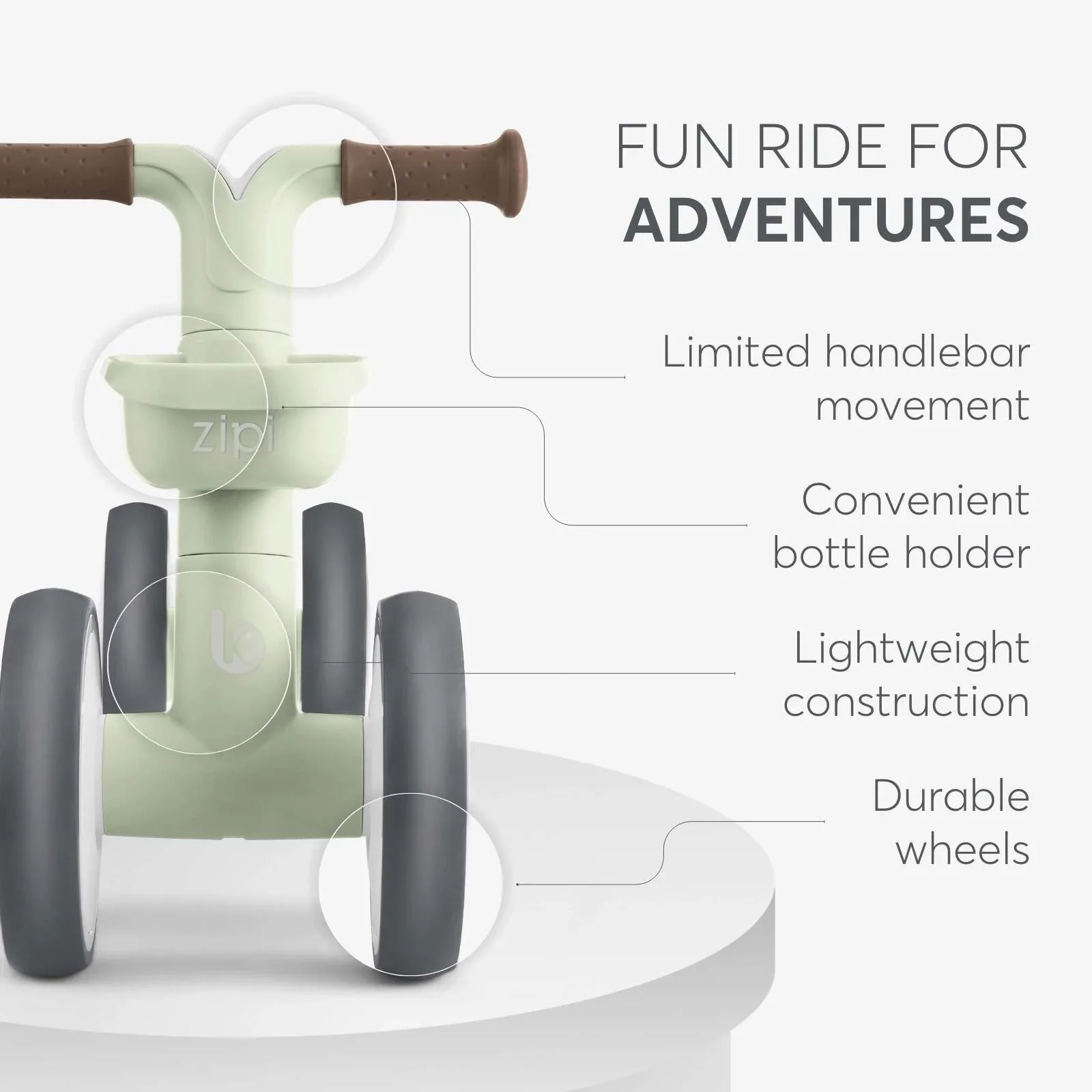 KikkaBoo® Ride-On Zipi Mint - Image 8