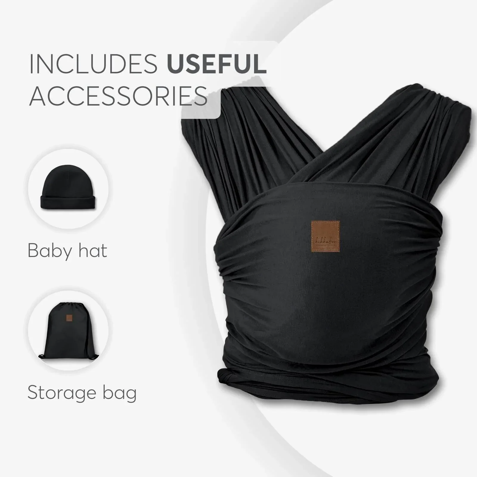 KikkaBoo® Sling Isla Black - Image 5