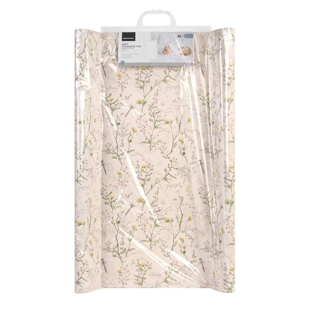 KikkaBoo® Soft PVC changing pad 70х50cm Secret Garden Beige - Image 4