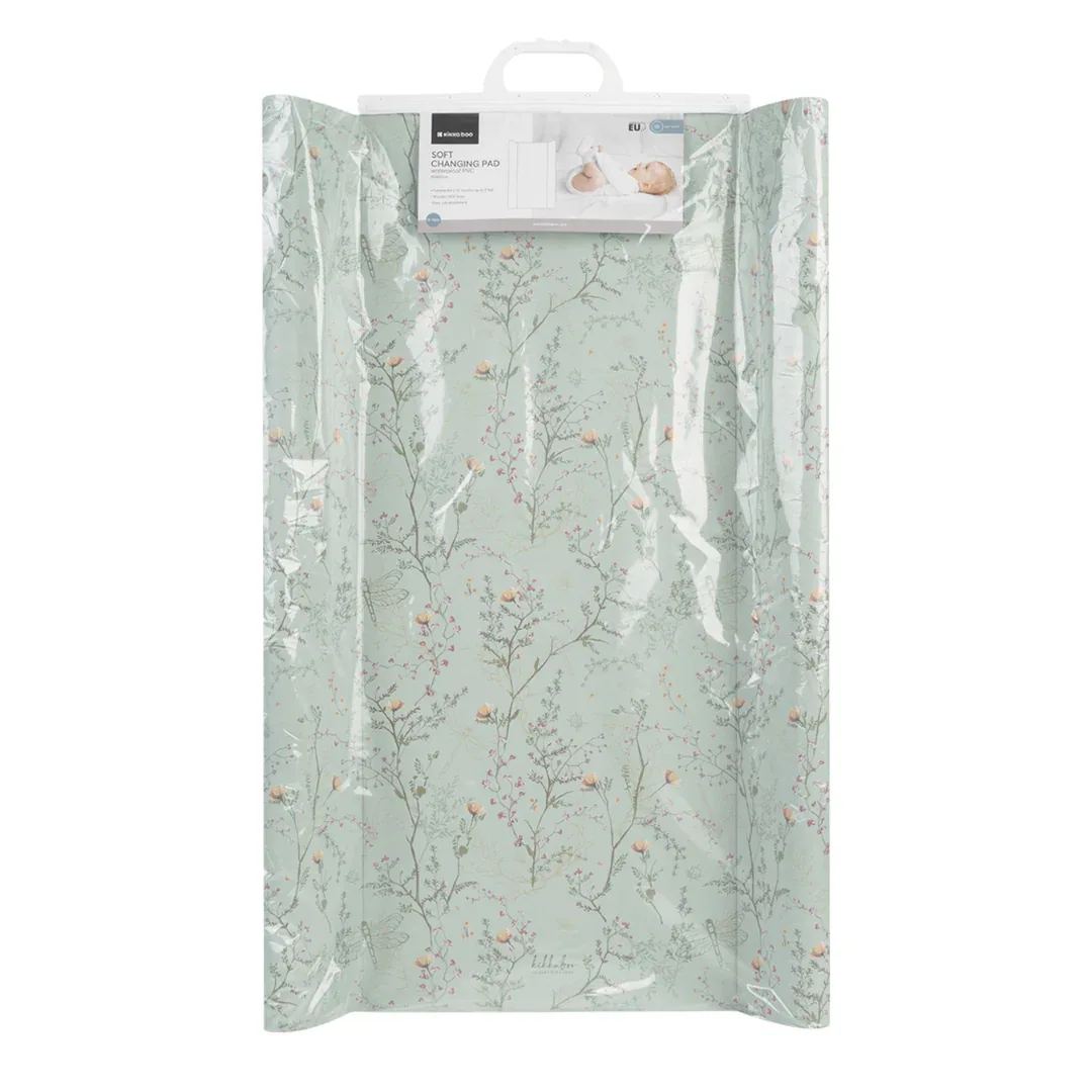 KikkaBoo® Soft PVC changing pad 70х50cm Secret Garden Green - Image 4