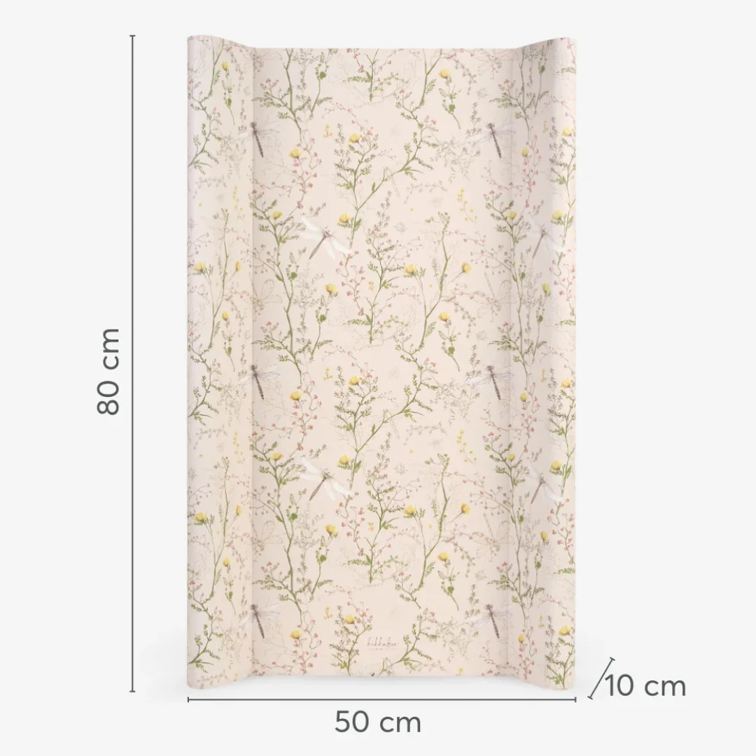 KikkaBoo® Soft PVC changing pad 80x50cm Secret Garden Beige - Image 5