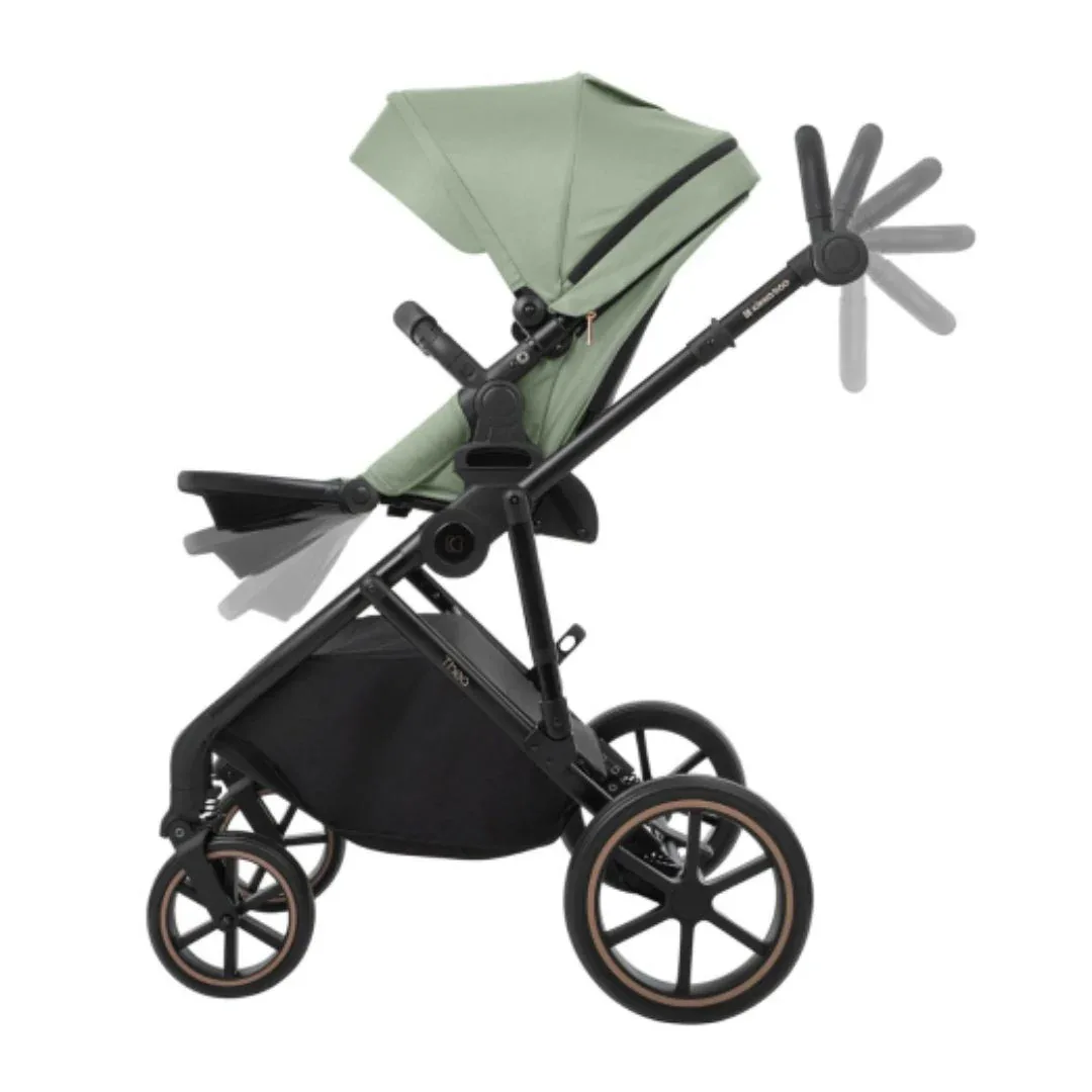 KikkaBoo® Stroller 2in1 with carrycot Thea Army Green - Image 20