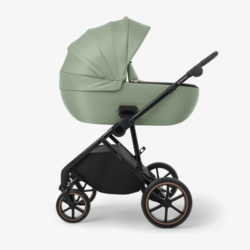 KikkaBoo® Stroller 2in1 with carrycot Thea Army Green - Image 3