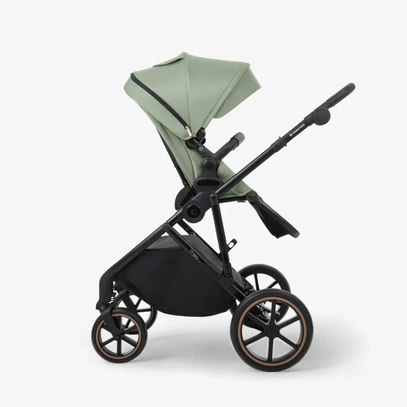 KikkaBoo® Stroller 2in1 with carrycot Thea Army Green - Image 4